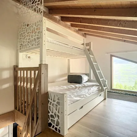 La Plagne-les Coches Vue Mont Blanc 6 Pers Piscine Sauna شقة لا بلاني