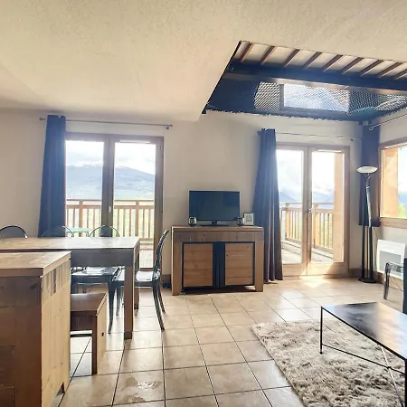 La Plagne-les Coches Vue Mont Blanc 6 Pers Piscine Sauna شقة