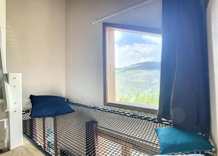 Lägenhet La Plagne-les Coches Vue Mont Blanc 6 Pers Piscine Sauna *