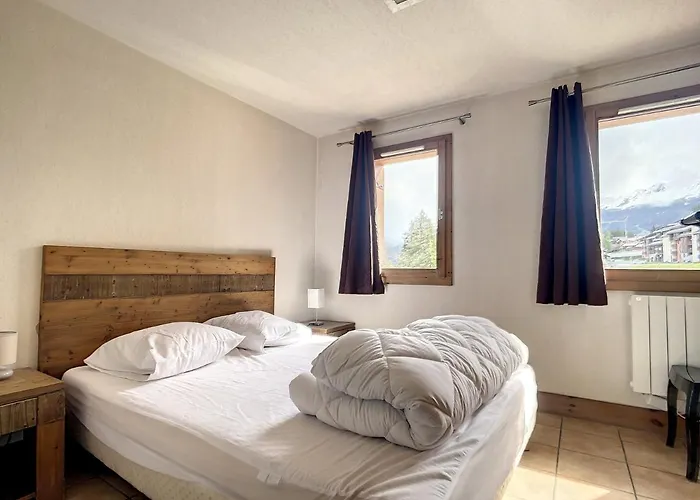 La Plagne-les Coches Vue Mont Blanc 6 Pers Piscine Sauna * 拉普拉涅